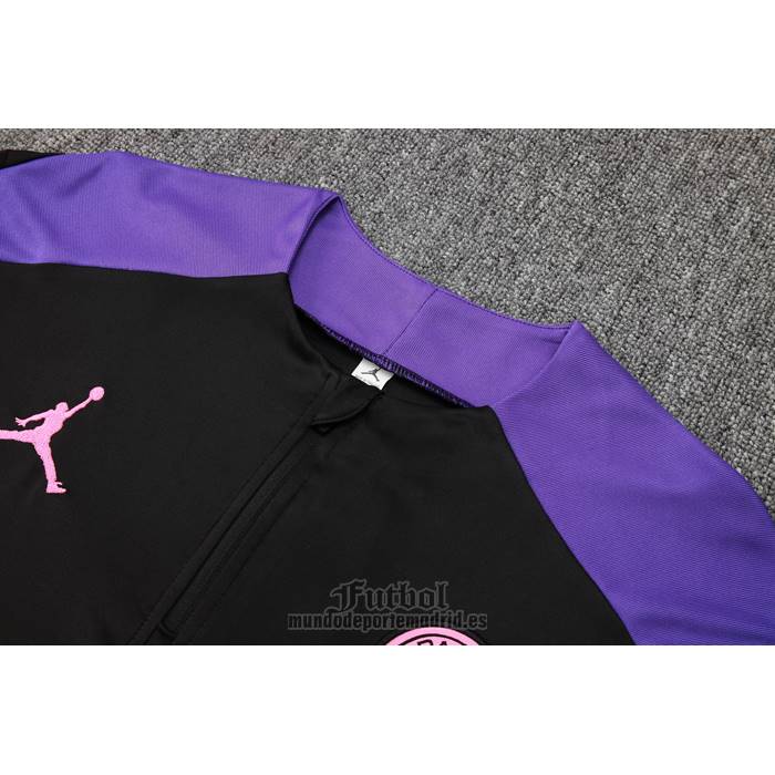 Chandal de Sudadera del Paris Saint-Germain Jordan Nino 2024-2025 Negro